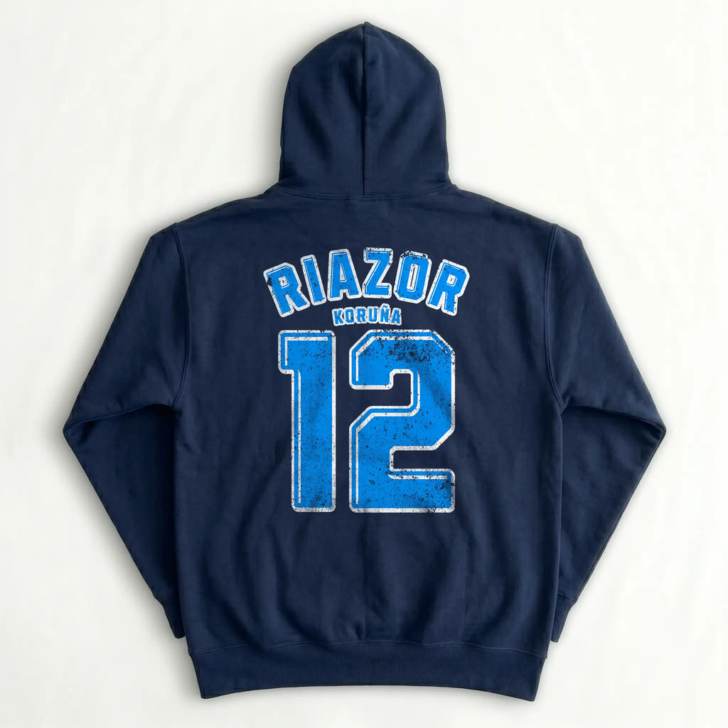 Riazor 12 Koruña Sudadera con Capucha